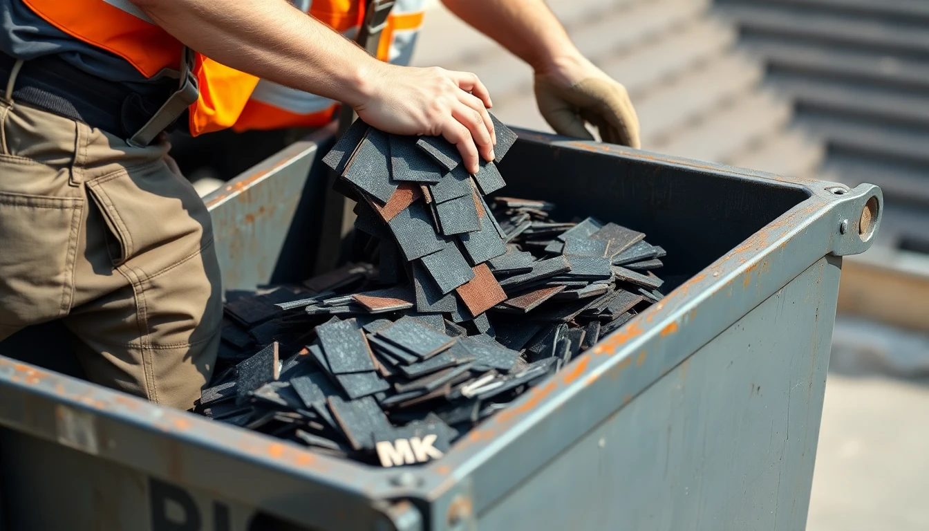Dumpster for Roofing & Shingles