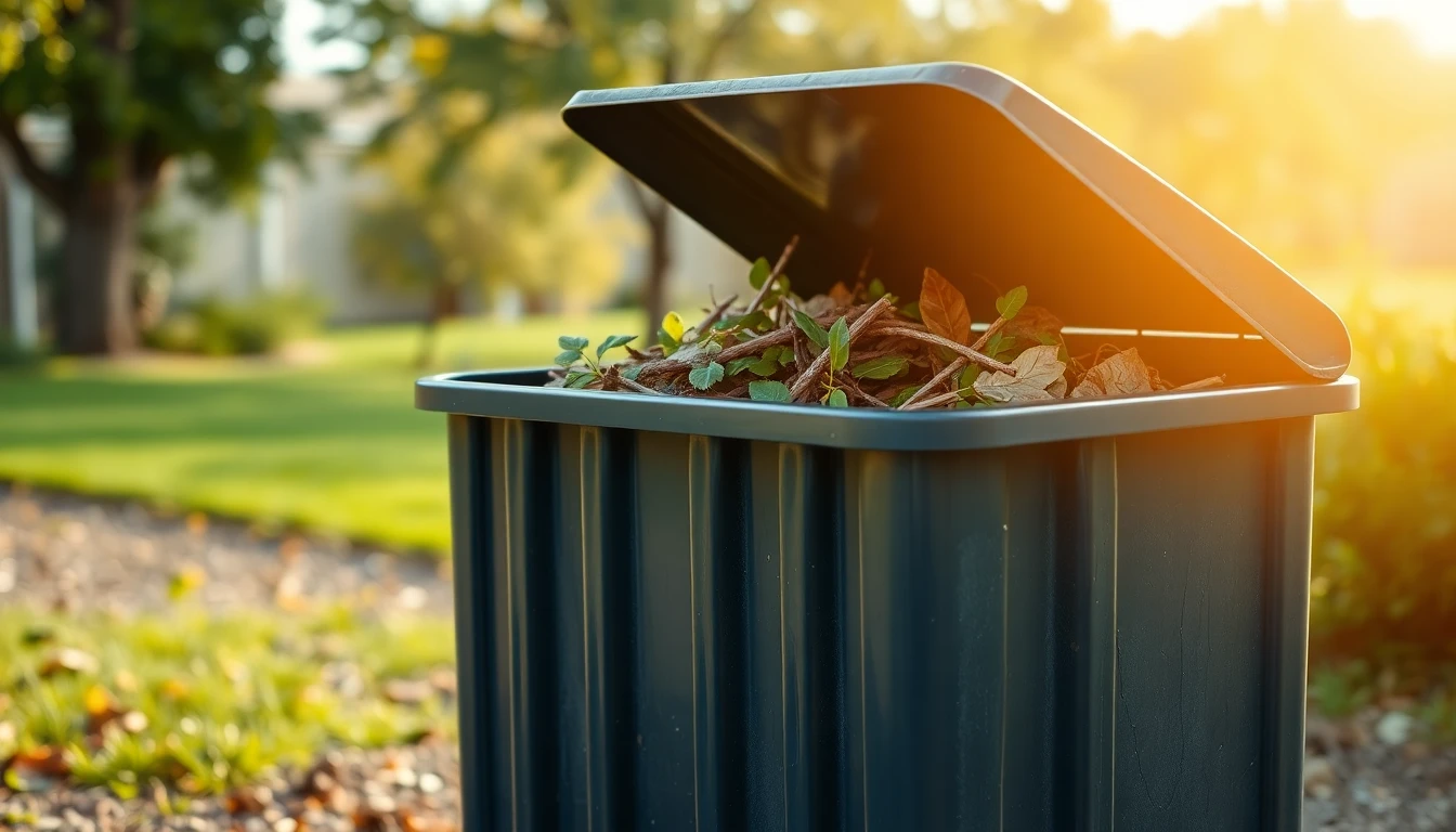 Small Dumpster for Yard Waste
